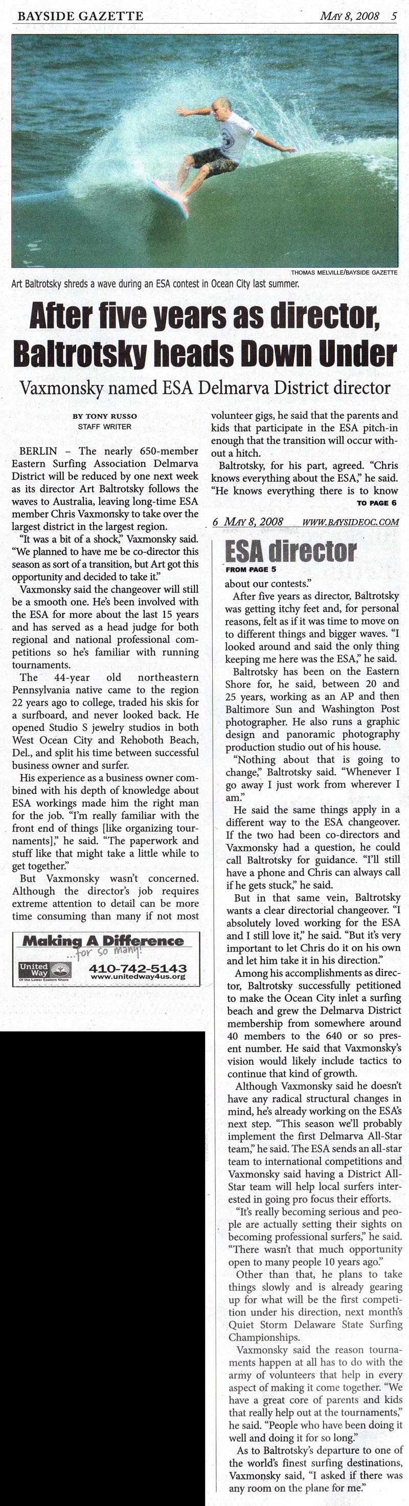 Bayside Gazette May 8, 2008